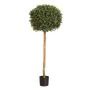 4ft (120cm) Single Boxwood Topiary Ball Artificial Tree