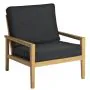 Alexander Rose Roble Lounge Chair W. Charcoal Cush