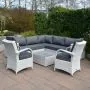 Treviso Corner Sofa Set with Coffee Table And Two Armchairs