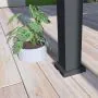Ombrea Bio-Climatic 4m x 4m Freestanding Pergola - Anthracite