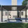 Ombrea Bio-Climatic 4m x 4m Freestanding Pergola - Anthracite