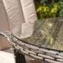 Cairo 4 Seat Rattan Round Set with Quick Dry Seat and Back Cushions