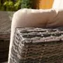 Cairo 4 Seat Rattan Round Set with Quick Dry Seat and Back Cushions