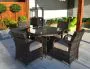 4 Seater Cairo Round Garden Dining Set 