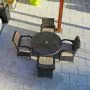 4 Seater Cairo Round Garden Dining Set 