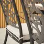 Killiney 6 Seat Rectangular Garden Set with Cast Aluminium Hampshire Chairs