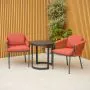 Galaxy Aranweave Bistro Set in Orange
