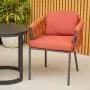 Galaxy Aranweave Bistro Set in Orange