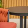 Galaxy Aranweave Bistro Set in Orange