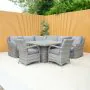 Vancouver Corner Sofa With Halifax Firepit Table And Two Chicago Chairs