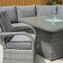 Vancouver Corner Sofa With Halifax Firepit Table And Two Chicago Chairs