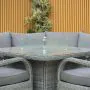 Vancouver Corner Sofa With Halifax Firepit Table And Two Chicago Chairs