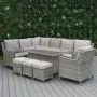 Hamilton Corner Dining Set with Rising Table and Armchair