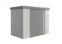 Garden Shed - Neo - Metallic Silver X Quartz Grey - 1C - 292cm x 180cm x 222cm - Double Door