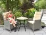 Outdoor Living Stone Top Bistro Set