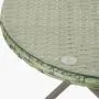 Tobs Rattan Folding Lounge Bistro Set - Green