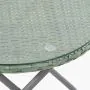 Tobs Rattan Folding Lounge Bistro Set - Green