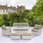 Connemara Lounge Set With Rectangular Fire Pit Table
