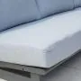 Celestial Corner Sofa Set with Side Table in Grey