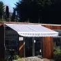 Aurora Prestige Blue and White Awning - Manual. 2.89m x 2m