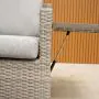Side View of Folding Table on the Sandringham Corner lounge Set