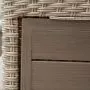 Sandringham Rattan L-Shaped Corner Sofa Bench Set