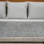 Sandringham Rattan L-Shaped Corner Sofa Bench Set