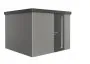 Garden Shed - Neo - Metallic Quartz Grey X Dark Grey - 3C - 292cm x 292cm x 222cm - Standard Door