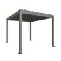 Biohort Adjustable Bio-Climatic Pergola - Metallic Quartz Grey - 3m x 3.5m