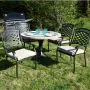 Vermont 4 Seat Set with Bronze Pescara Chairs