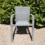 Oliveira Grey Rattan Weave Chair