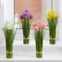 30cm - Faux Flower Bouquet - Fleurettes - Pink