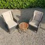 2 Seater Round Bistro Table With Boston Chairs