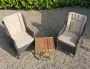 2 Seater Square Bistro Table With Boston Chairs