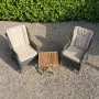2 Seater Square Bistro Table With Boston Chairs