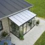 Halls Qube Lean-To Greenhouse - 612 - 6ft x 12ft