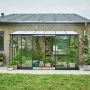 Halls Qube Lean-To Greenhouse - 612 - 6ft x 12ft