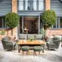 Eden 3 Seat Lounge Sofa Set - Moss