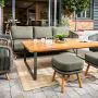 Eden 3 Seat Lounge Sofa Set - Moss