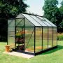 Halls Popular Greenhouse - Black - Polycarbonate - 68 - 6ft x 8ft