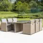 Alexander Rose Sofia 6 to 12 Seat Sofa Cube Set