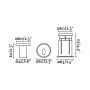 Faro Dang Inox Downlight - 3W