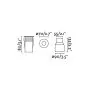 Faro Taro Matt Nickel Recessed Lamp - 7W
