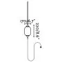 Saigon Out R17 Grey & Matt White Portable Pendant Lamp - 15W