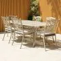 Capri Hampshire 6 Seat Oval Set in Sahara