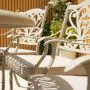 Hampshire 8 Seater Oval Cast Aluminium Set in Sahara