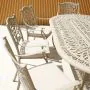 Hampshire 8 Seater Oval Cast Aluminium Set in Sahara