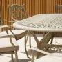 Hampshire 8 Seater Oval Cast Aluminium Set in Sahara