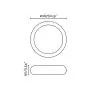 Anga LED Dark Grey Ceiling Lamp - 24W