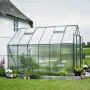 Halls Magnum Greenhouse - Green - 812 - 8ft x 12ft - Polycarbonate